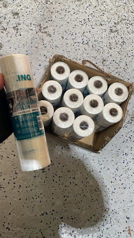 Norton BEAR Professional Masking Film Pre-Folded Sheet 1830mmx 30m(12Rolls)