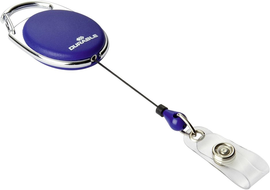 Durable Badge Reel Style in Blue | Pack of 10 | Ideal for Securely Holding
