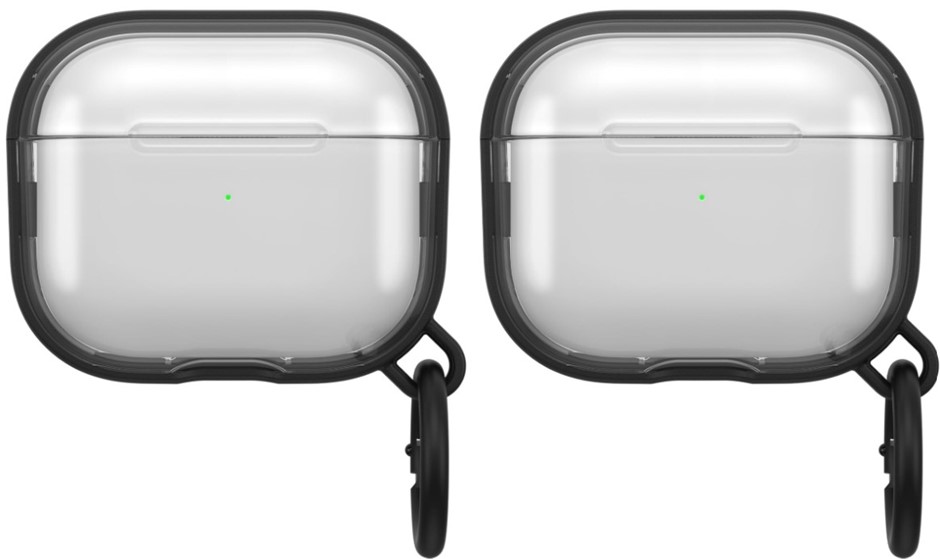 2x OtterBox Clear Series Headphone Case for Apple AirPods Pro, Shockproof,
