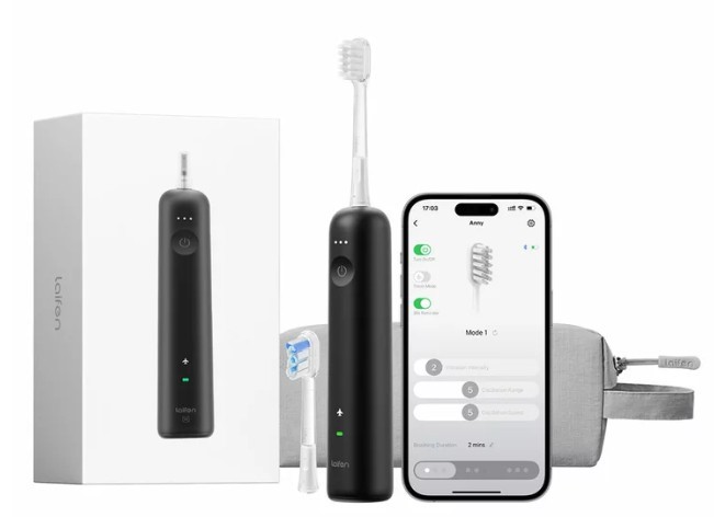 Laifen Wave SE Electric Toothbrush Black 1TB31-P-US-DG-002