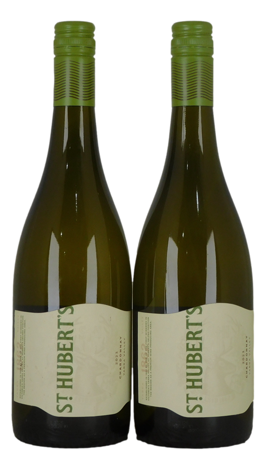 St Huberts Chardonnay 2023 (2x 750mL). VIC.