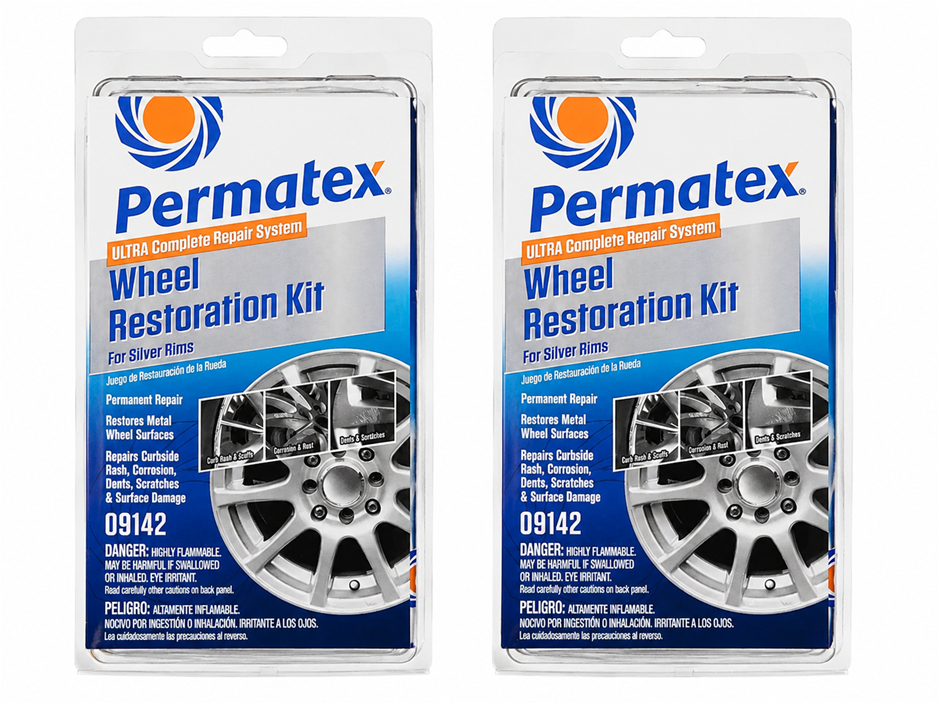 2 Units - Permatex Wheel Restoration Kit (Silver)