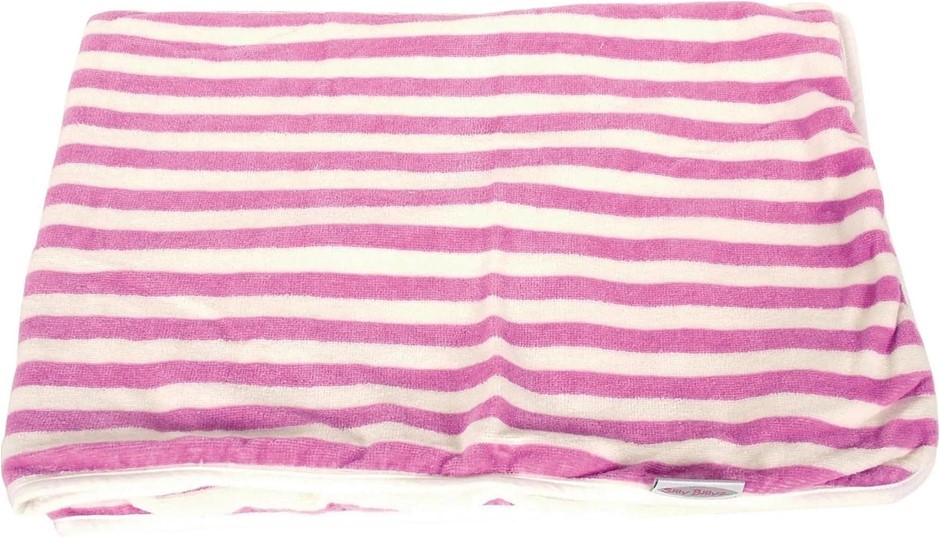 SILLY BILLYZ Organic Snooze Blanket Made From Organic Cotton. Colour: Plum/