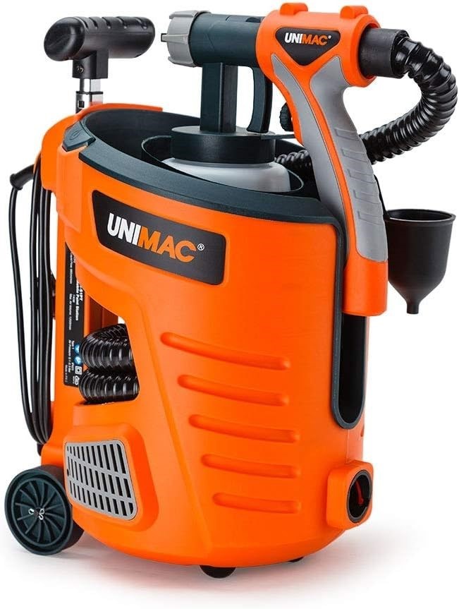 Unimac 740W Electric Paint Sprayer Gun with DIY Spray Station Tool 3-Way No