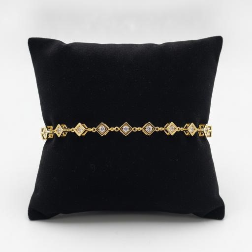 22K/Italy Gold Filled Bracelet(stamped 22K/Italy) Bonus Gift