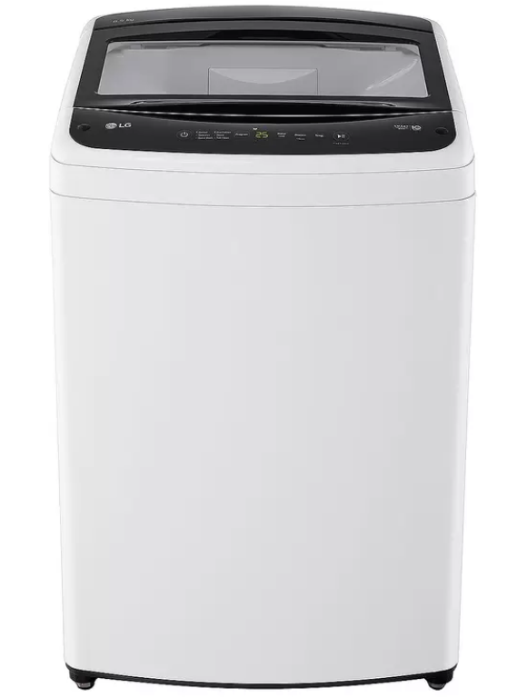 LG 8.5kg Top Load Washing Machine, WTL1-85W. NB: Minor dent at the front.
