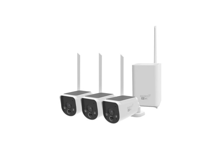 MaxRanger4K™ Solar 3 Camera Security System with Longest Range Wireless wit
