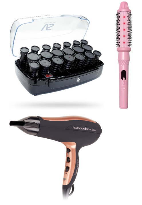 3 x Assorted Hair Curling Products Including VS SASSOON Classic Multi Curls