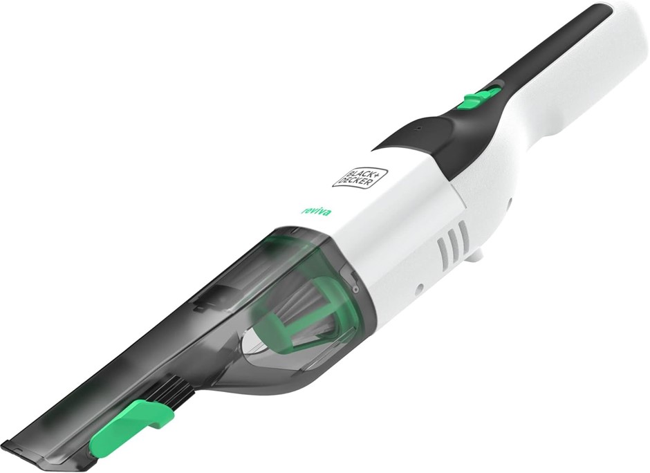 BLACK+DECKER Handheld Vacuum Cleaner, Green, White and Black. NB: Minor use