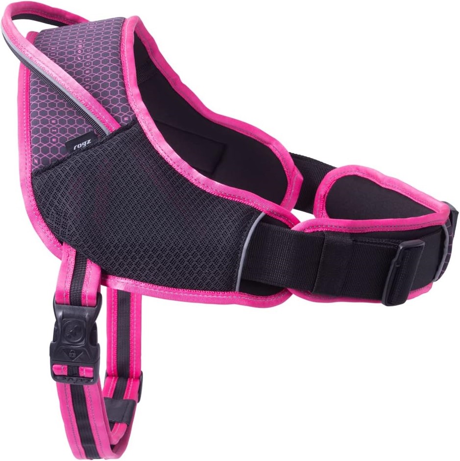 ROGZ Airtech Sport Dog Harness, Sunset Pink, X-Large