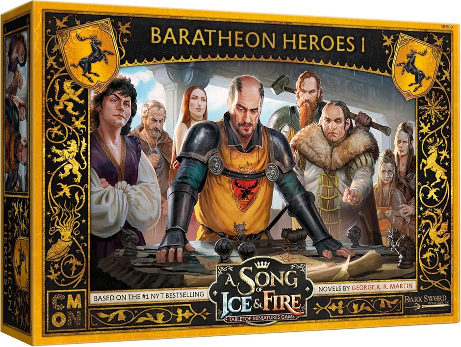 CMON A Song of Ice and Fire Baratheon Heroes 1 Tabletop Miniature Game