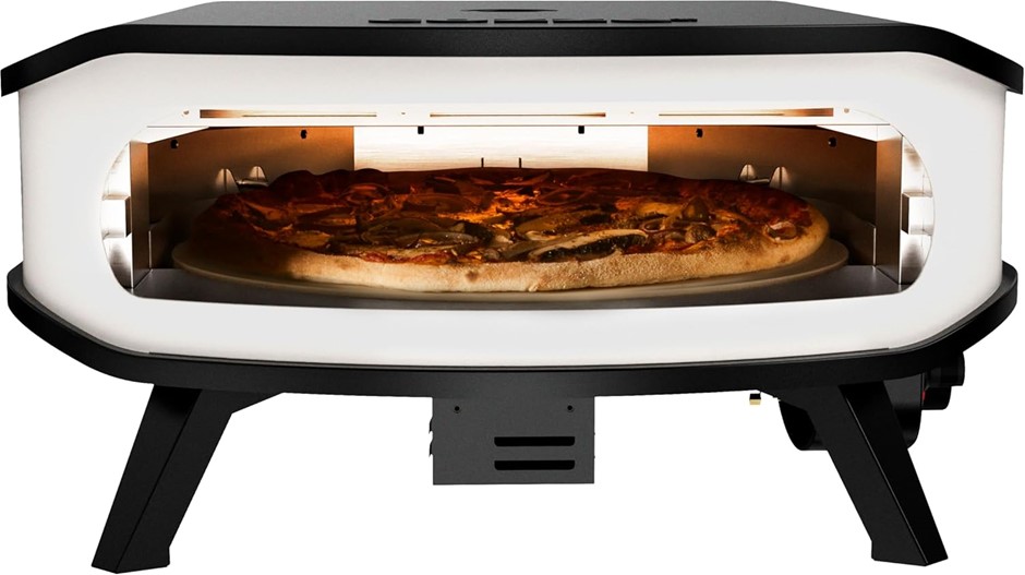 COZZE 17-Inch Gas Pizza Oven with Rotating Stone