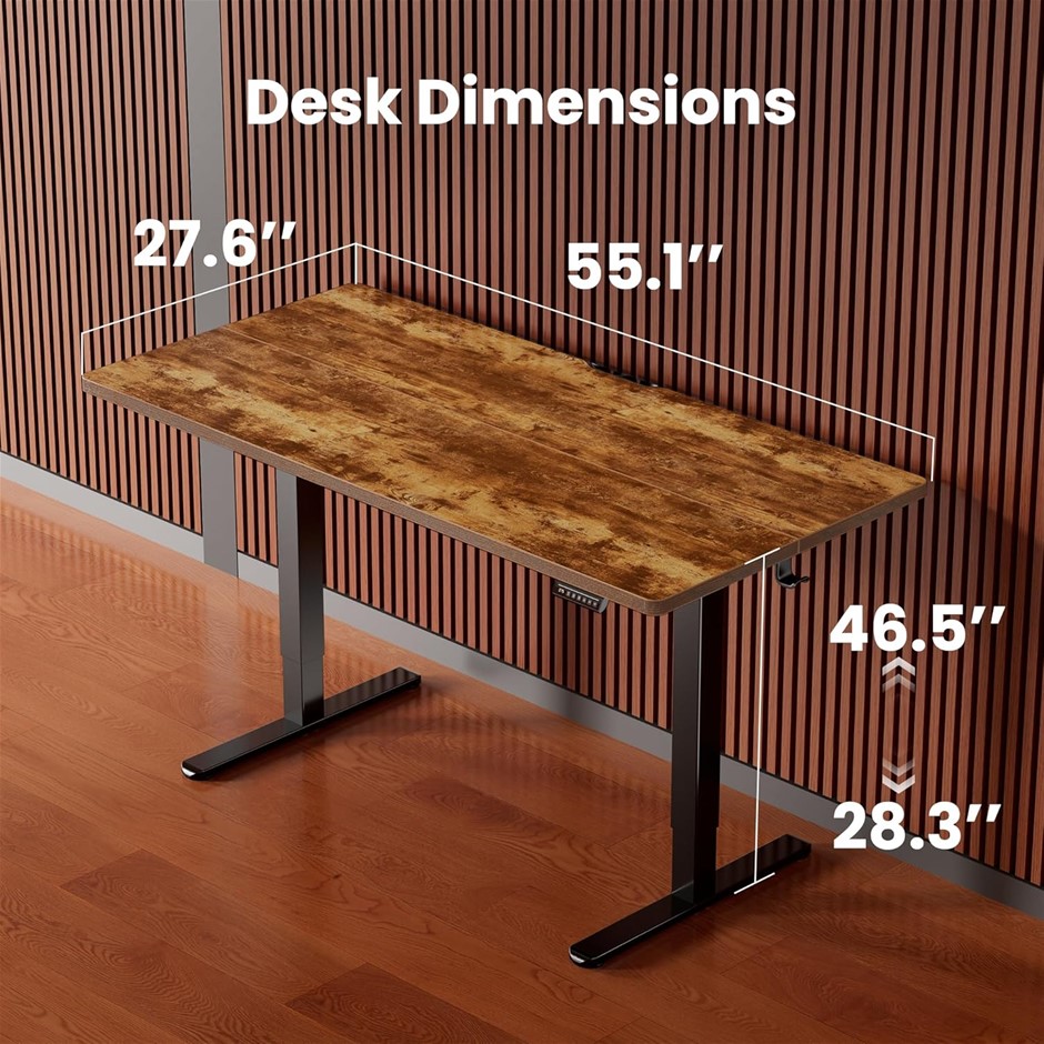 ERGEAR Electric Standing Desk, 140 x 70 cm Standing Desk