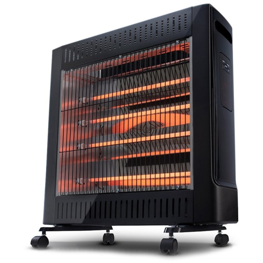 GOLDAIR 2200W 4 Bar Digital Radiant Heater (GIR500). NB: Slight dent on bac