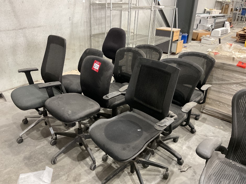 Quantity of Assorted Office Chairs