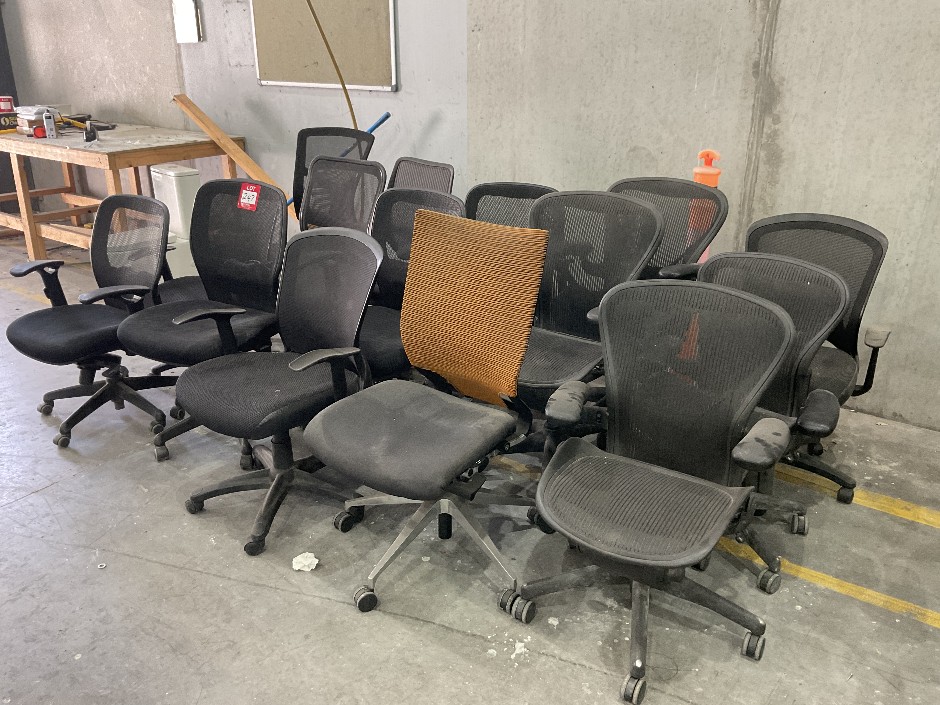 Quantity of Assorted Office Chairs