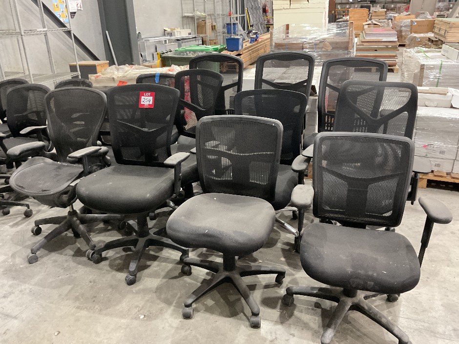 Quantity of Assorted Office Chairs