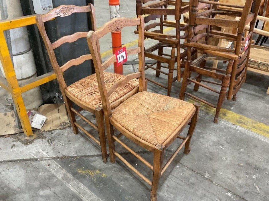 Pair of High Back Chairs