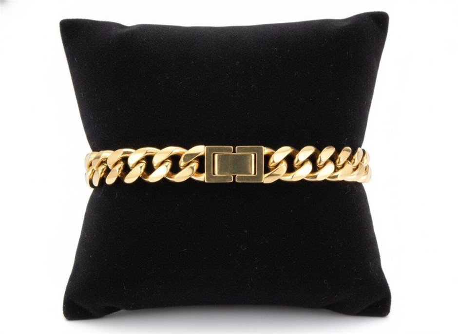 Luxury 18K Gold PVD Miami Cuban Link Bracelet 10mm-20cm(8 inch)