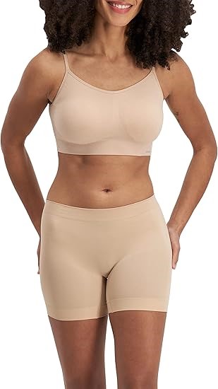 JOCKEY Women's Underwear Skimmies Short, Large, Sk Nude. Buyers Note - Dis