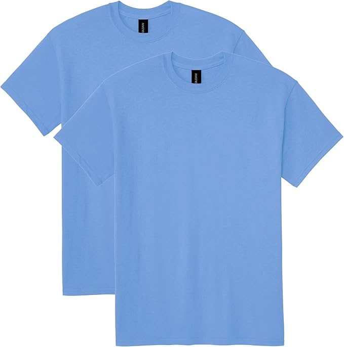 2pk x GILDAN Women's DryBlend T-Shirt, Size L, Carolina Blue, G8000. Buyer