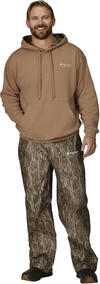 FROGG TOGGS Men's Classic Pro Action WP Rain Pants, Size S, Mossy Oak Botto