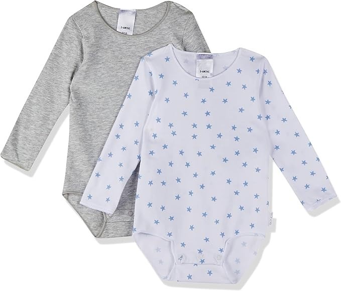2 x 2-Pack BONDS Baby Wonderbodies Long Sleeve Bodysuits. Size 2 (18-24 Mon