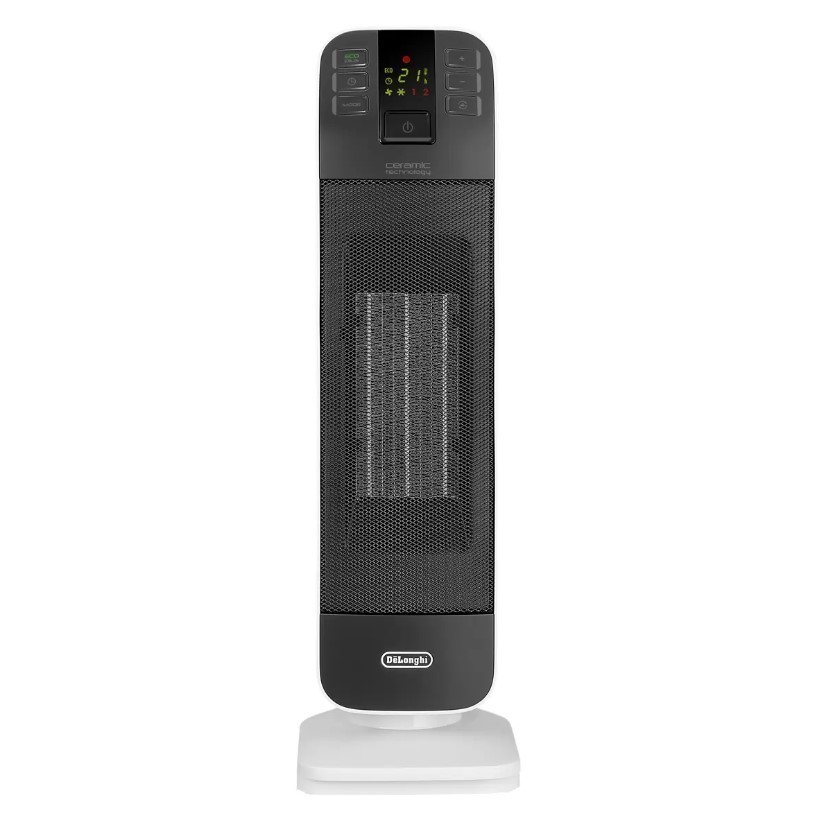 DELONGHI 2000W Tower Ceramic Fan Heater, Model HFX65V20.