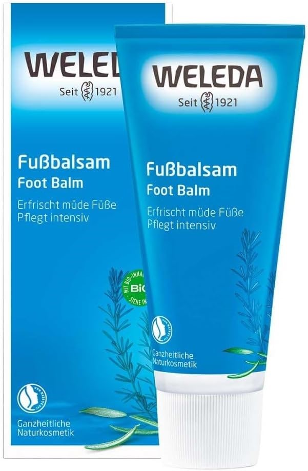 2 x WELEDA Foot Balm for Dried Skin & Tired Feet, 75ml.