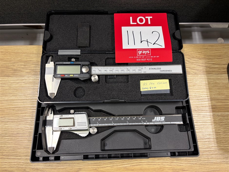 2 x Assorted Digital Vernier Calipers