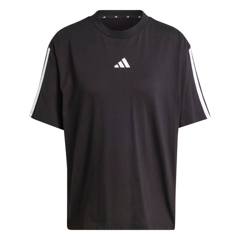 ADIDAS Women's 3S SJ BF Tee, Size AU XL, Cotton, Black/White, JC5960.  Buye