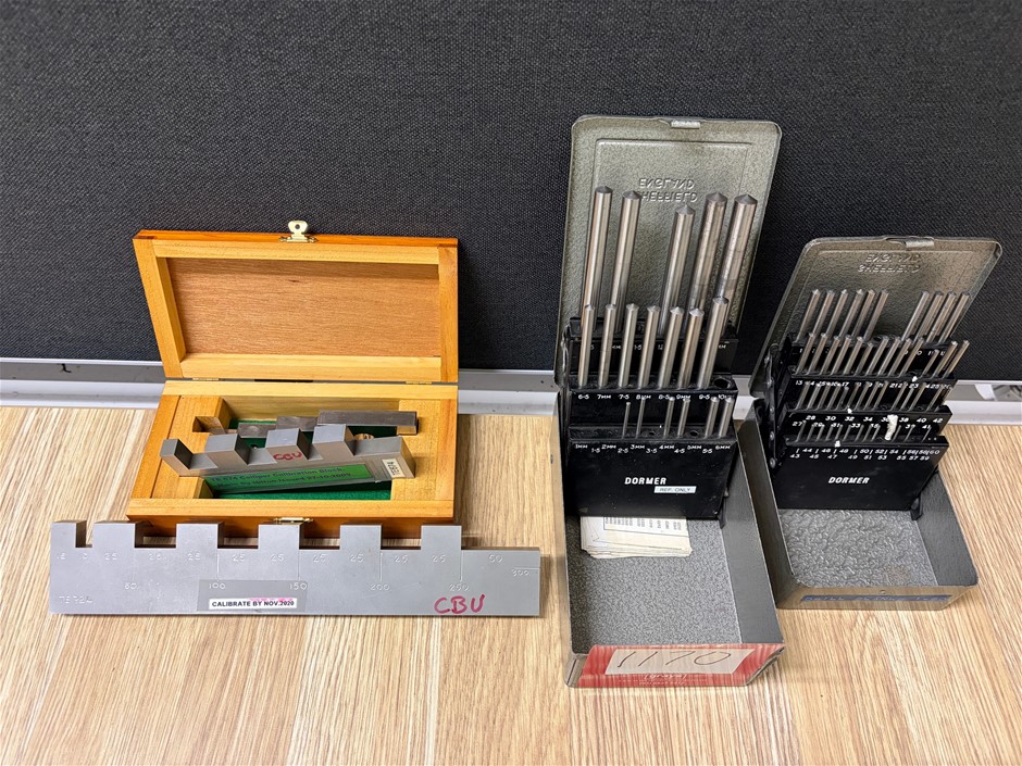 2x Sets of Drill Blank & 3x Caliper Block Gauges