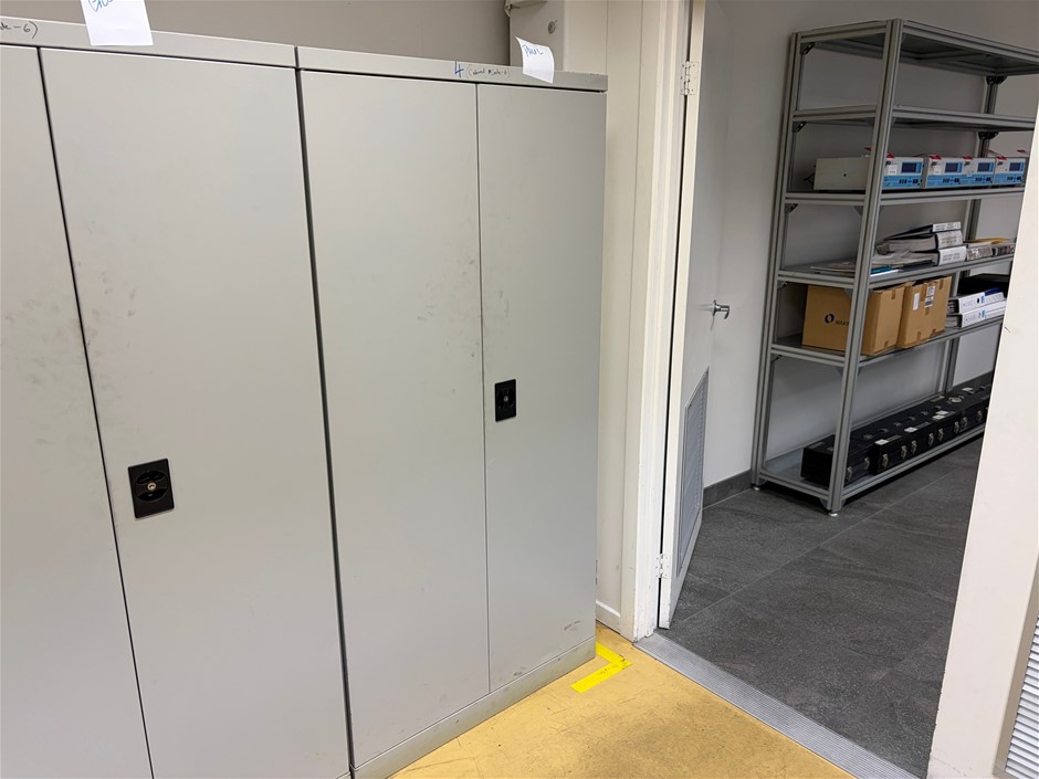 1x 2 Door Stationary Cupboard;