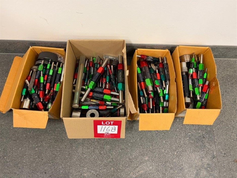 4x Cartons of Assorted Go/No-Go Gauges & Sundry Items