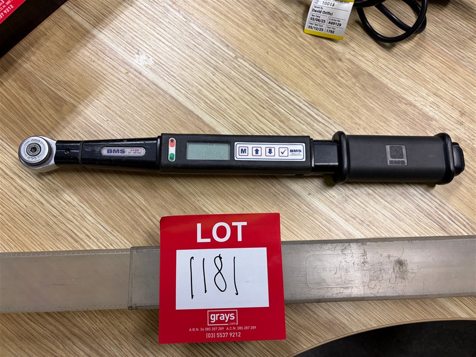1x BMS 10-100Nm Digital Torque Wrench