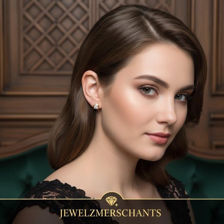 22K/Italy Gold Filled Earring -(stamped 22K/Italy)-Warranty Quality-Bonus