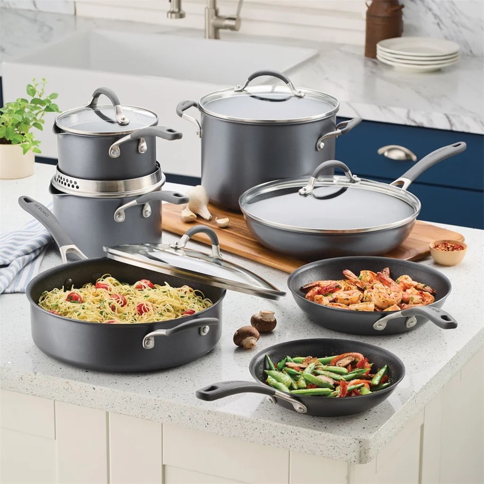 CIRCULON Scratchdefense Nonstick Cookware 9 Piece Set Only NB: not in orig