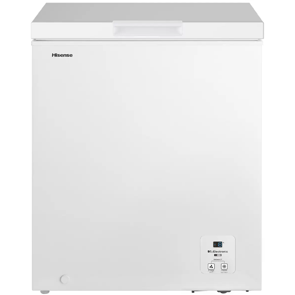 HISENSE 145L Hybrid Chest Freezer HRCF146. NB: powers on, not freezing I