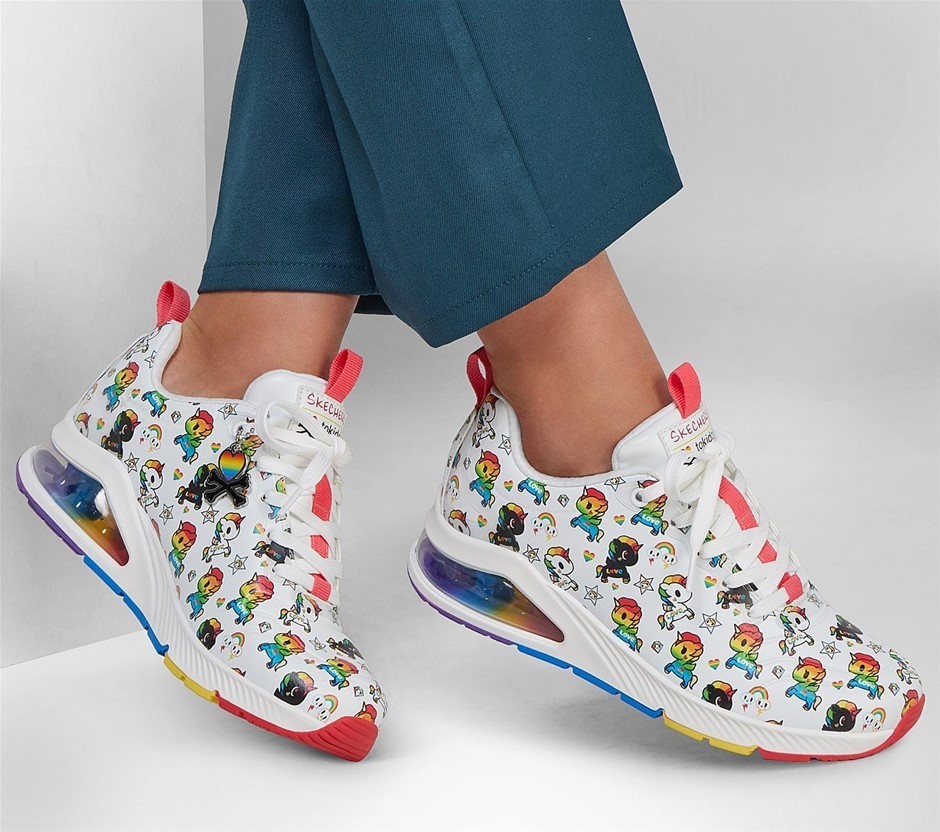 SKECHERS Women's x Tokidoki: Uno 2 - Street Groove Sneaker In White, Size U