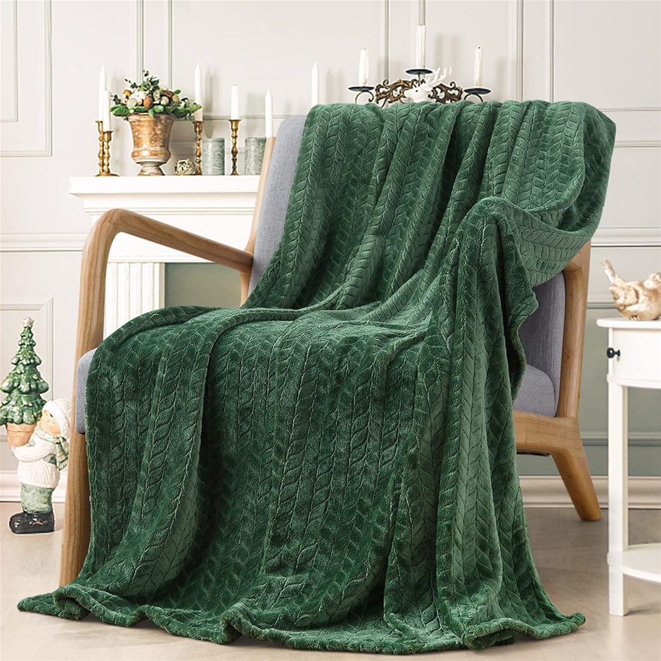 Inhand Fleece Throw Blankets, Super Soft Flannel Cozy Blankets for Adults,