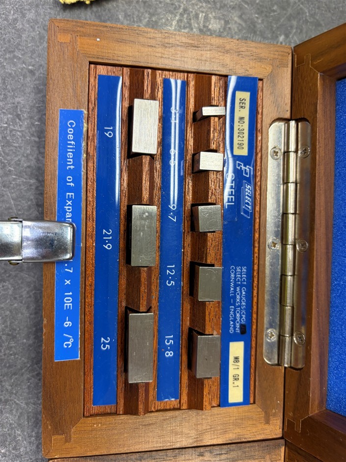 4x Assorted Gauge Block Sets