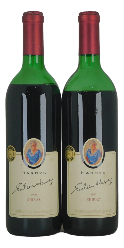 Hardys `Eileen Hardy` Shiraz 1990 (2 x 750mL), SA.