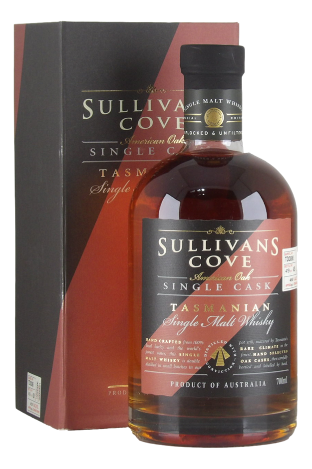 Sullivans Cove Single Cask American Oak Single Malt Whisky (1x 700mL) Tasma