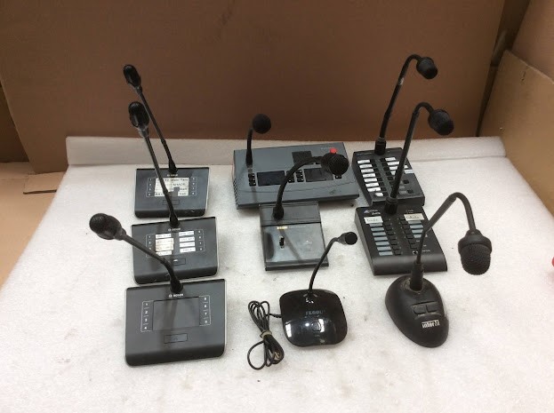 Bosch, Inter-M & Riedel DSP Call Station Intercom Lot (9)