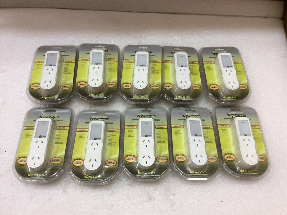 Powerguard Voltguard Duo Surge Protectors (Lot of 10)