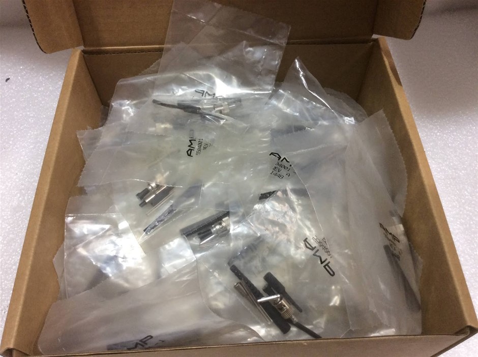 AMP 5504001-1 Fiber Optic Connector Kit - New (Lot of 90)