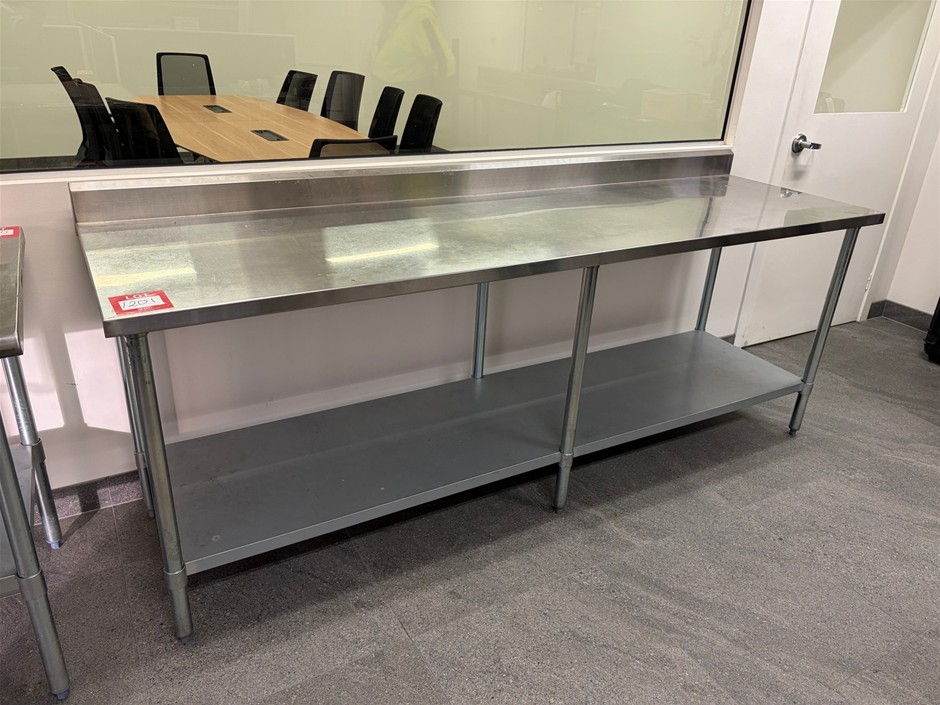 Stainless Workbench with Splashback