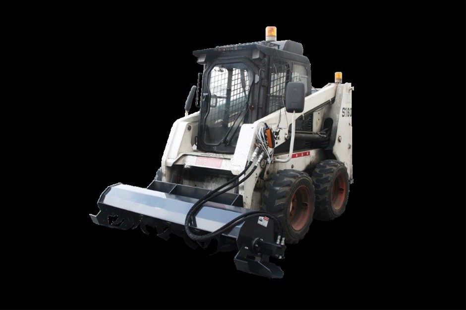 Unused 2026 Skid Steer Hydraulic Rotary Tiller Attachment