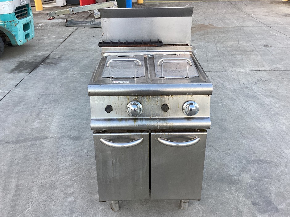 Baron Twin Gas Deep Fryer