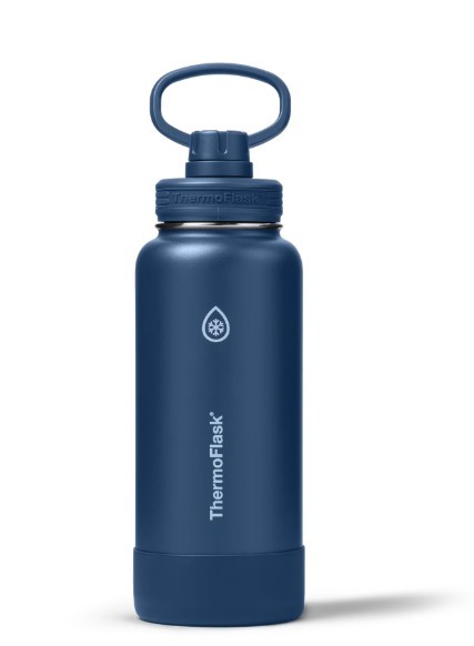 ThermoFlask Classics Insulated Stainless Steel Water Bottle with Leakproof
